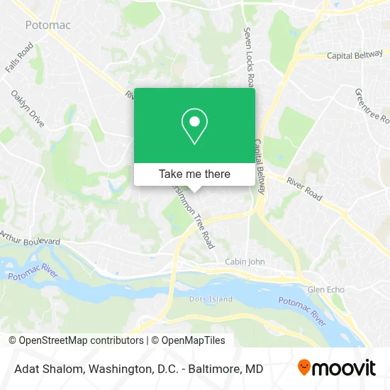 Adat Shalom map