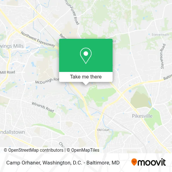 Camp Orhaner map