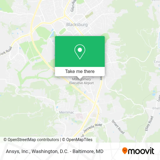 Ansys, Inc. map