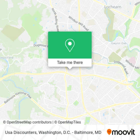 Usa Discounters map