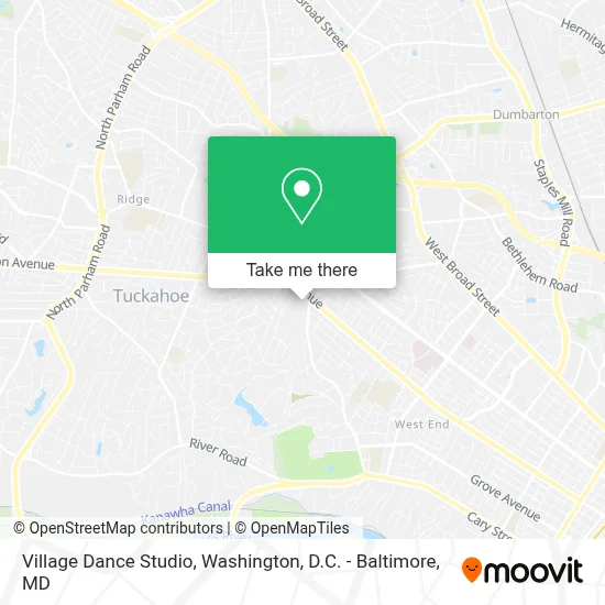 Village Dance Studio map