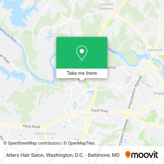 Alters Hair Salon map