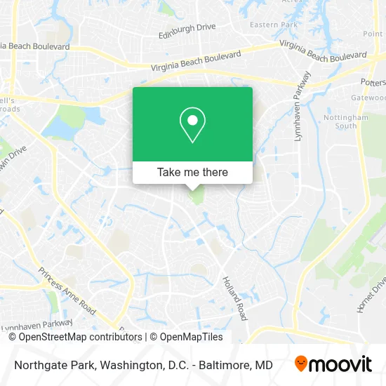 Northgate Park map