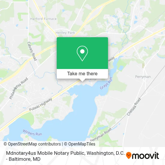 Mdnotary4us Mobile Notary Public map