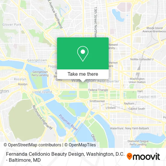 Fernanda Celidonio Beauty Design map