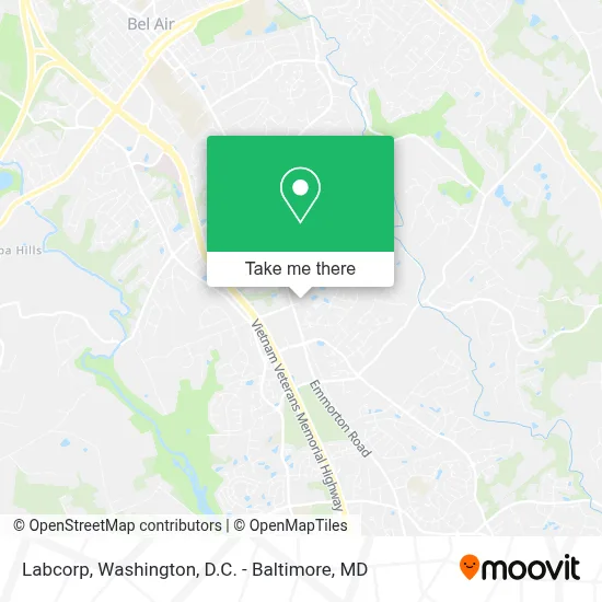 Labcorp map