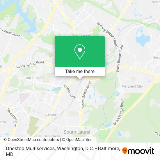Onestop Multiservices map