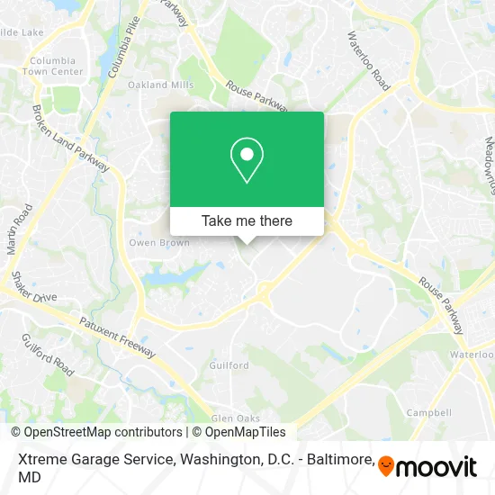 Xtreme Garage Service map