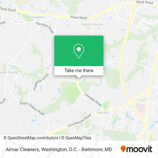 Almar Cleaners map