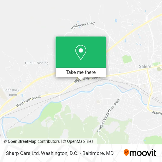 Sharp Cars Ltd map