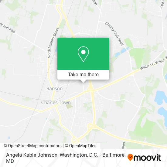 Angela Kable Johnson map