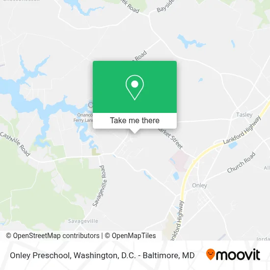 Onley Preschool map