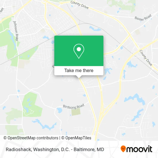 Radioshack map
