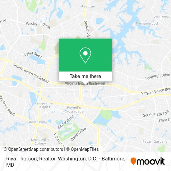 Riya Thorson, Realtor map