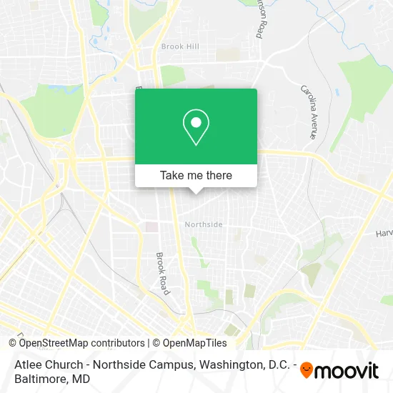 Atlee Church - Northside Campus map