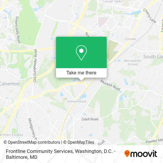 Frontline Community Services map