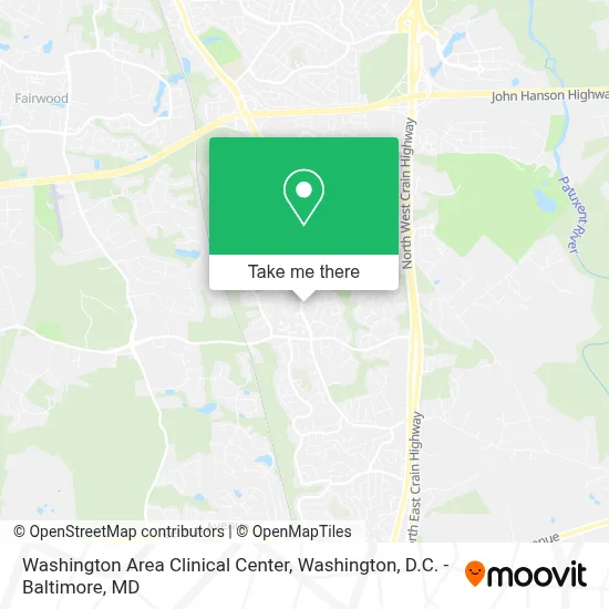 Washington Area Clinical Center map