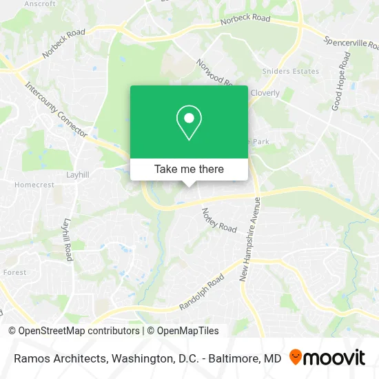 Ramos Architects map