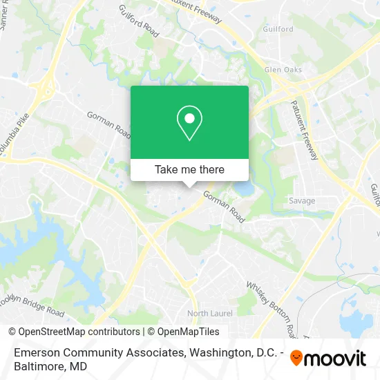 Emerson Community Associates map