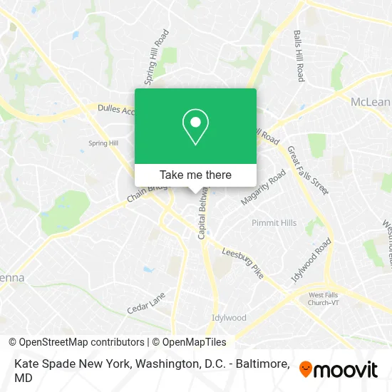 Kate Spade New York map