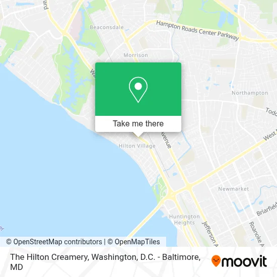 The Hilton Creamery map