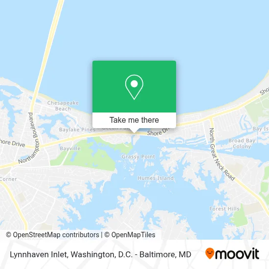 Lynnhaven Inlet map