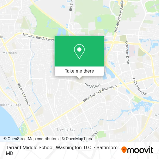 Tarrant Middle School map