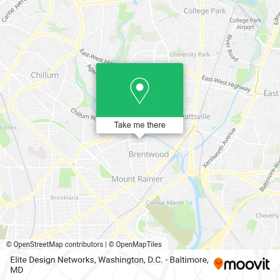 Elite Design Networks map