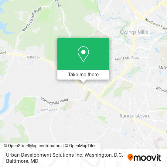 Urban Development Solutions Inc map