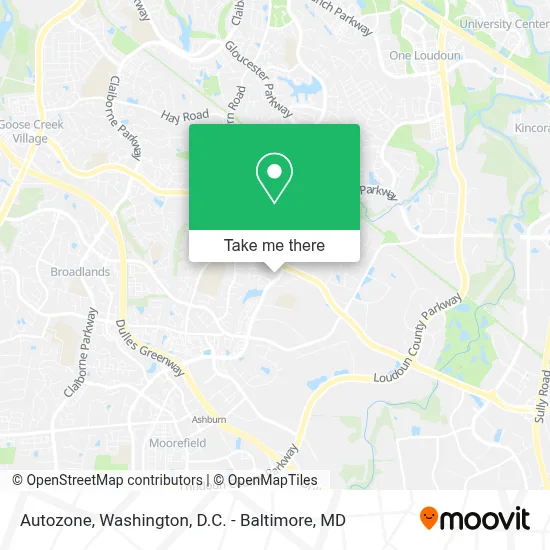 Autozone map