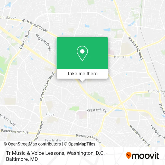 Tr Music & Voice Lessons map