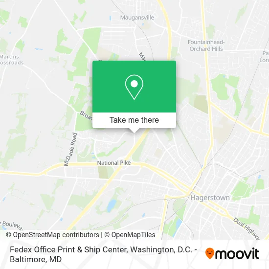 Fedex Office Print & Ship Center map