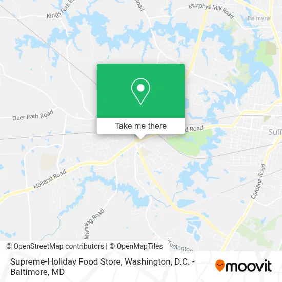 Supreme-Holiday Food Store map