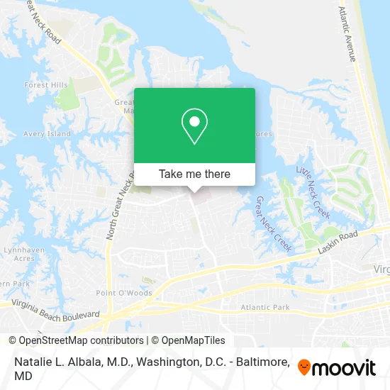 Natalie L. Albala, M.D. map