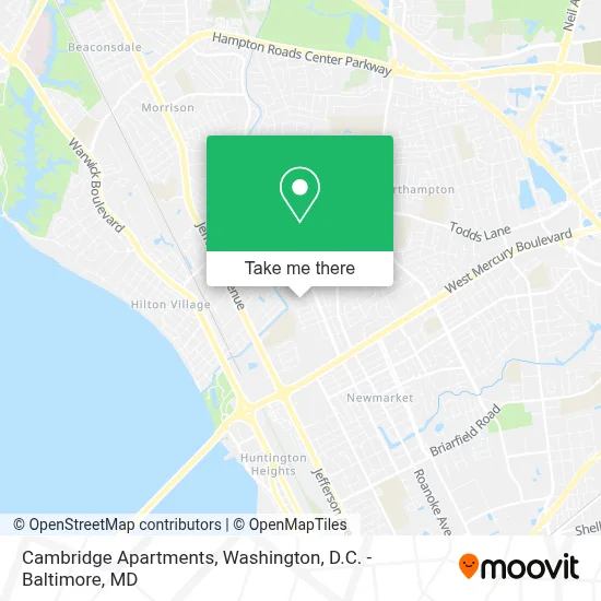 Cambridge Apartments map