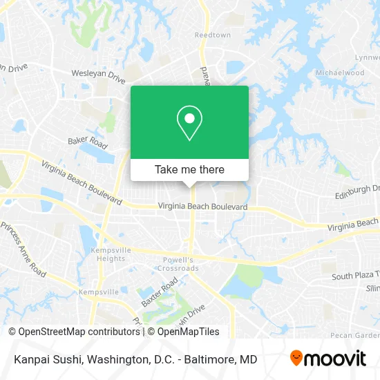 Kanpai Sushi map