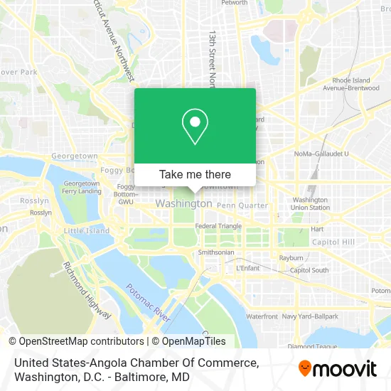 United States-Angola Chamber Of Commerce map