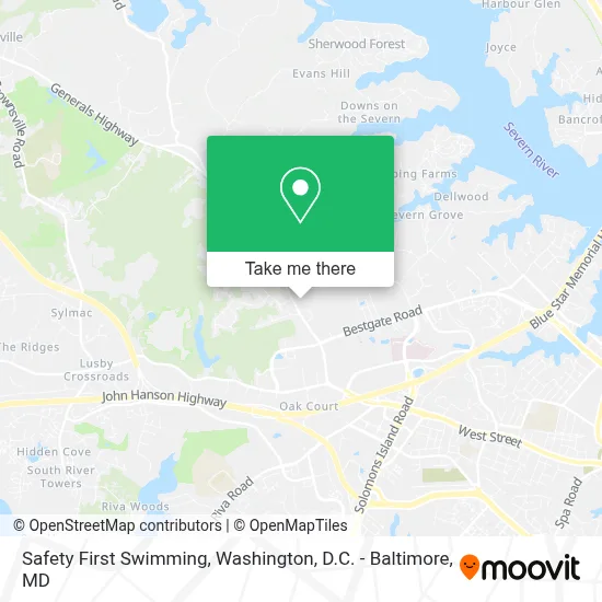 Safety First Swimming map