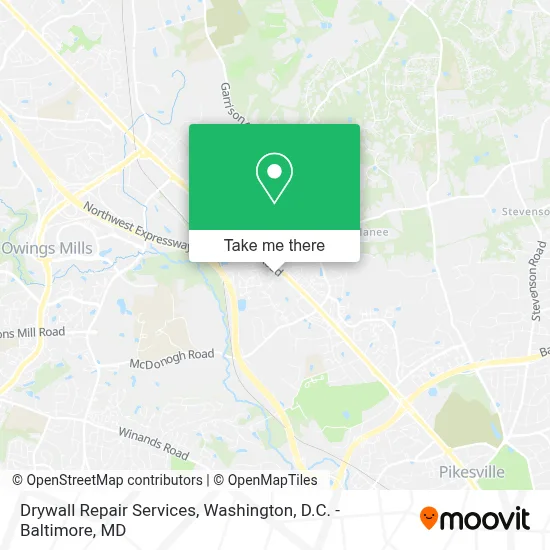 Drywall Repair Services map