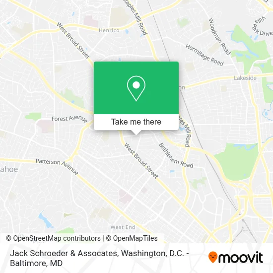 Jack Schroeder & Assocates map