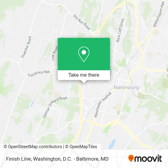 Finish Line map