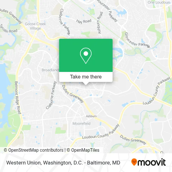 Western Union map
