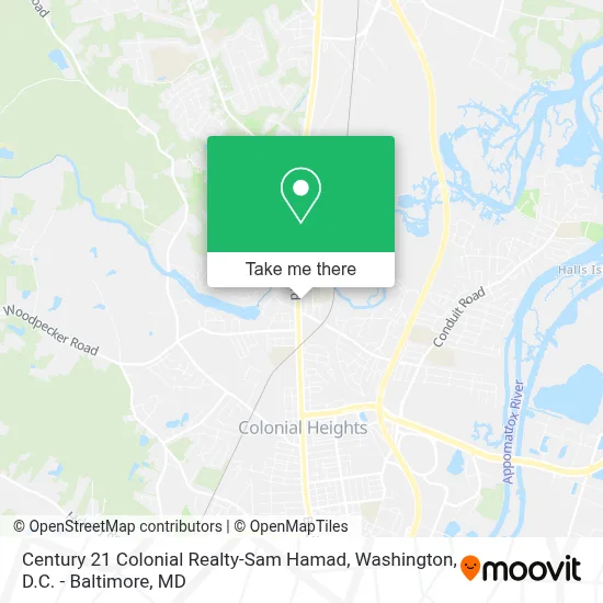 Century 21 Colonial Realty-Sam Hamad map