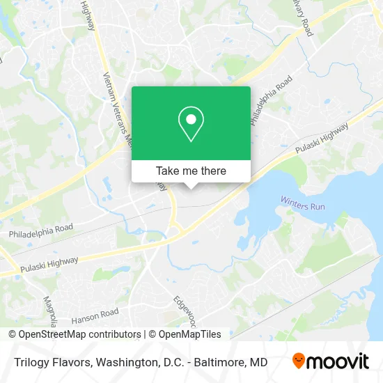 Trilogy Flavors map
