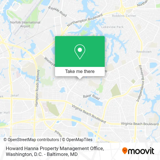 Howard Hanna Property Management Office map