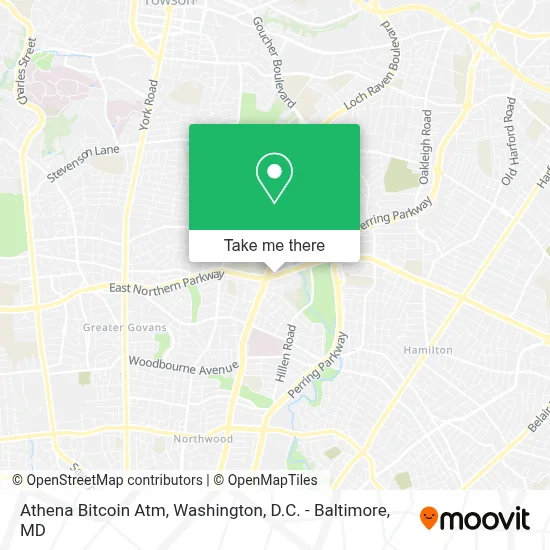 Athena Bitcoin Atm map
