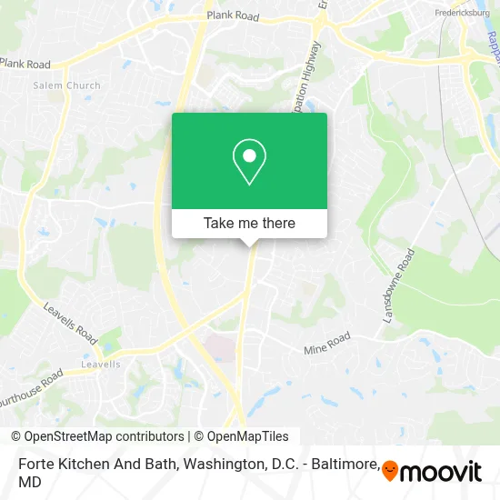 Forte Kitchen And Bath map