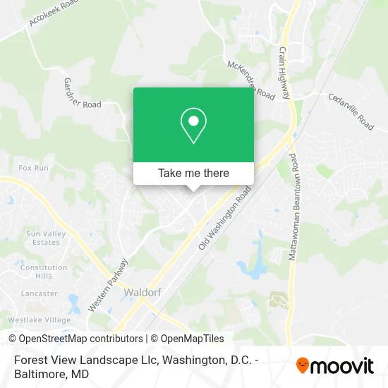 Forest View Landscape Llc map