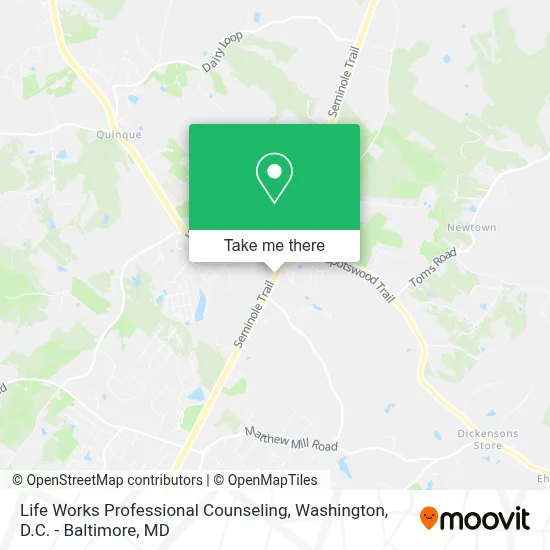 Life Works Professional Counseling map