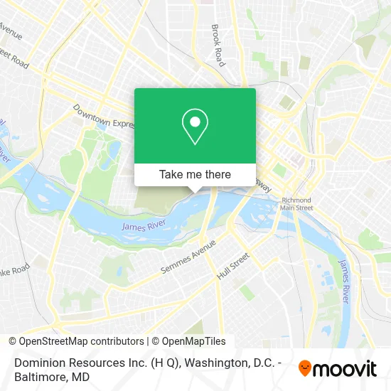 Dominion Resources Inc. (H Q) map
